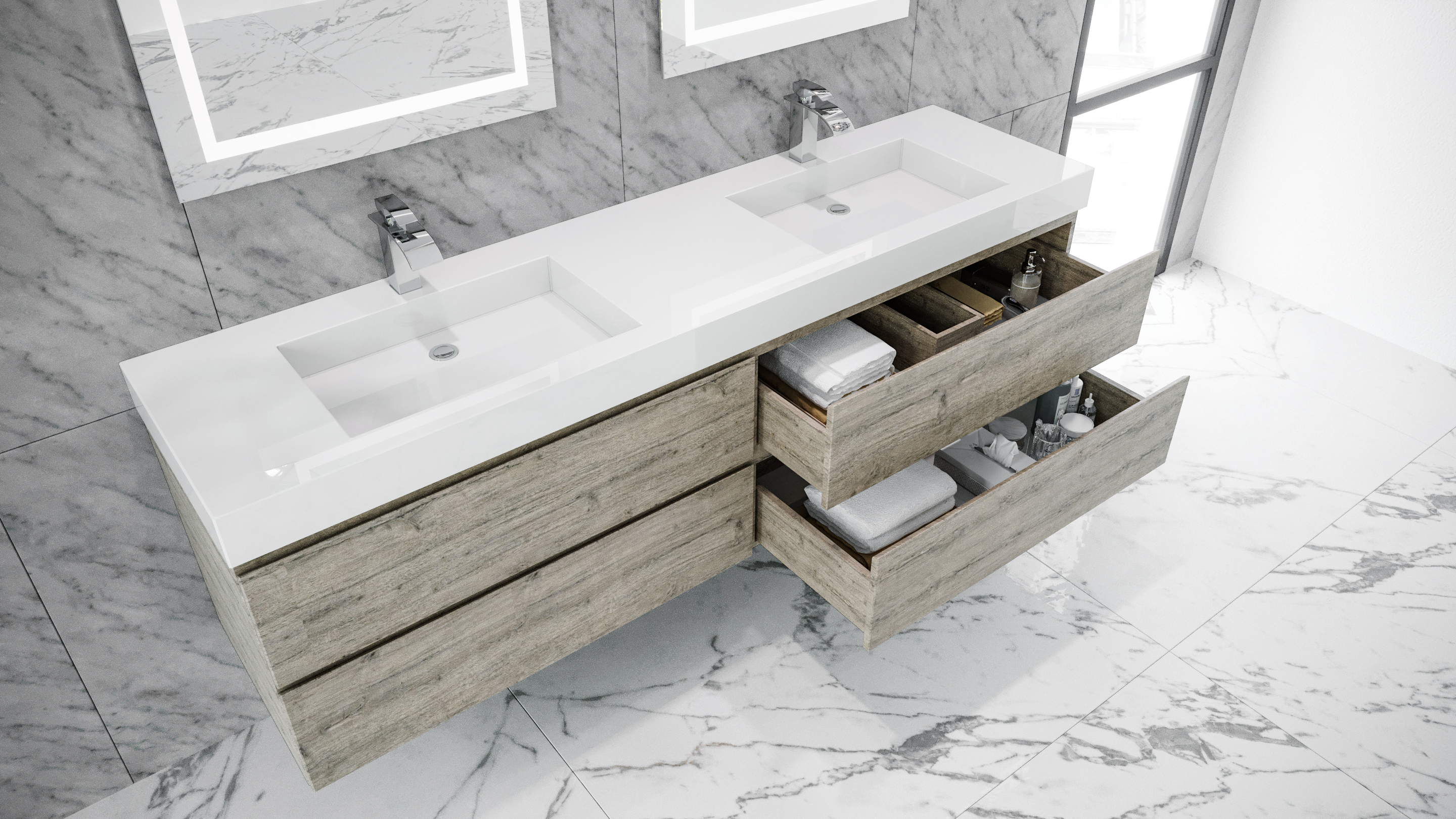 modern bathroom vanities