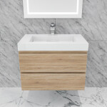 Queen 30" Full Sonoma Wall Mount Single Sink Modern Bathroom Vanity