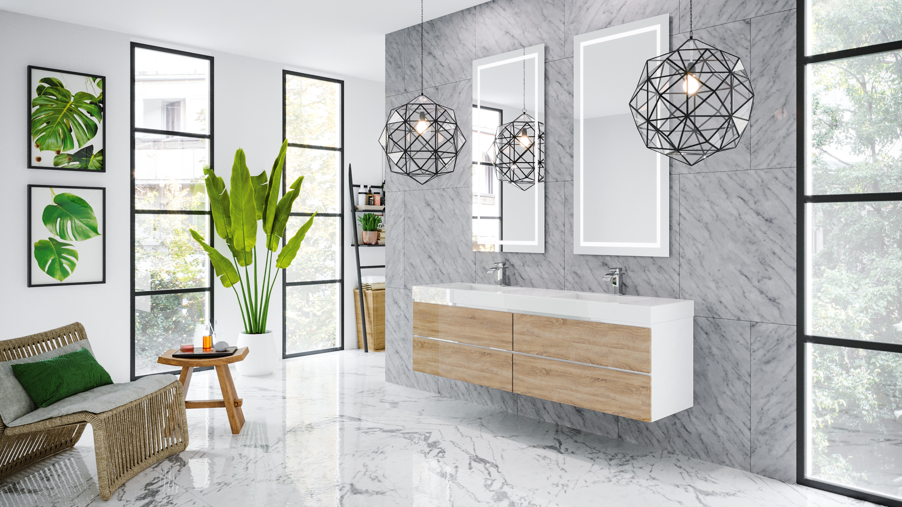 modern bathroom vanities