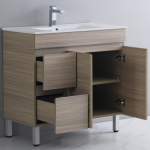 36" Freestanding Vanity in Oak finish