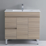 36" Freestanding Vanity in Oak finish