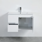 30" Wall Mount Vanity Glossy Gray