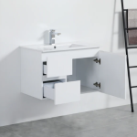 30" Wall Mount Vanity Glossy Gray