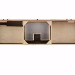 Linear 72IN Single Vanity Mid-Century Walnut