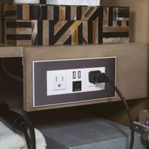 Linear 72IN Single Vanity Whitewashed Walnut w/ Glossy White Composite Stone Top