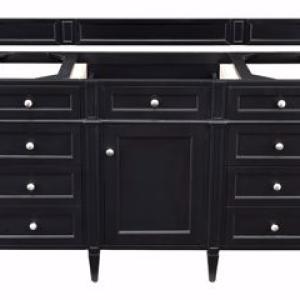 Brittany 60IN Single Vanity Cabinet Black Onyx