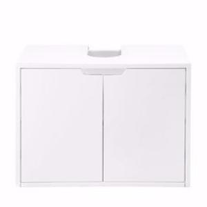 Boston 25IN Storage Cabinet Glossy White