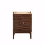Linden 24IN Single Vanity Cabinet Mid-Century Walnut