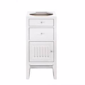 Athens 15IN Base Cabinet Only w/ Drawers & Left Door Glossy White