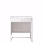 Athens 30IN Countertop Unit Glossy White w/ 3 CM Eternal Jasmine Pearl Silestone Top