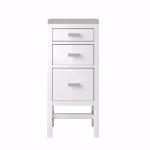 Addison 15IN Base Cabinet Glossy White w/ 3 CM Eternal Serena Top