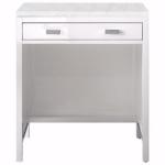 Addison 30IN Countertop Unit Glossy White w/ 3 CM Eternal Jasmine Pearl Silestone Top