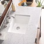 Addison 36IN Single Vanity Mid-Century Acacia w/ 3 CM Eternal Jasmine Pearl Silestone Top