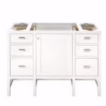 Addison 48IN Single Vanity Cabinet Glossy White