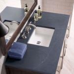 Addison 48IN Single Vanity Mid-Century Acacia w/ 3 CM Charcoal Soapstone Silestone Top