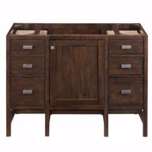 Addison 48IN Single Vanity Mid-Century Acacia w/ 3 CM Eternal Jasmine Pearl Silestone Top