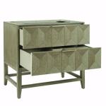 Emmeline 36IN Single Vanity Cabinet Pebble Oak