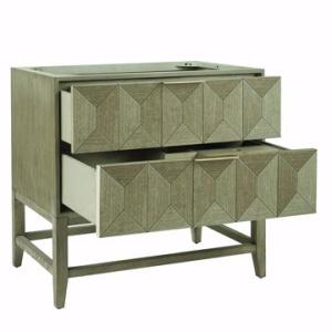 Emmeline 36IN Single Vanity Cabinet Pebble Oak