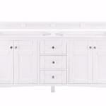 Palisades 72IN Double Vanity Cabinet Bright White