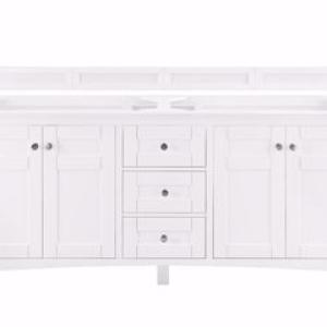 Palisades 72IN Double Vanity Cabinet Bright White