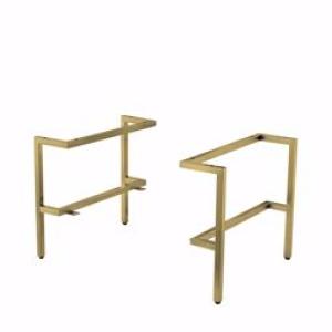 Mantova 18.1IN Depth Stainless Steel Base Champagne Brass