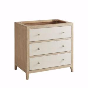 Celeste 36IN Single Vanity Sunwashed Oak with Embossed Shagreen