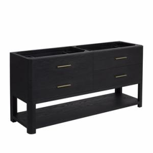 Lucian 72IN Double Vanity Carbon Oak