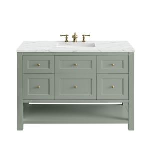 Breckenridge 48IN Single Vanity Smokey Celadon w/ 3 CM Ethereal Noctis Top