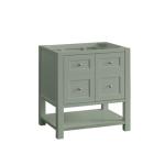 Breckenridge 30IN Single Vanity Cabinet Smokey Celadon