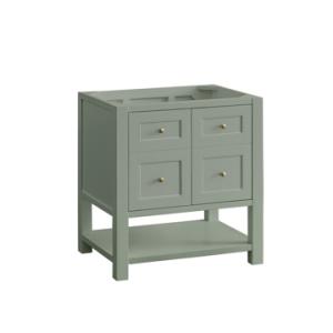 Breckenridge 30IN Single Vanity Cabinet Smokey Celadon