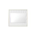 Soleil 36IN Mirror Matte White with Gold