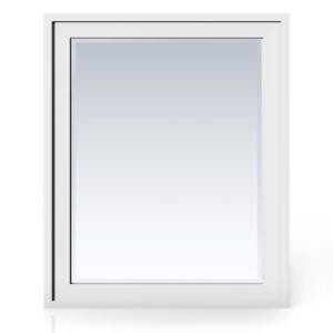 Addison 30IN Rectangular Mirror Glossy White