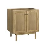 Laurent 30IN Single Vanity Cabinet Light Natural Oak