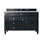 Brittany 36IN Single Vanity Black Onyx w/ 3 CM Ethereal Noctis Silestone Top
