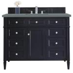 Brittany 48IN Single Vanity Victory Blue w/ 3 CM Cala Blue Silestone Top