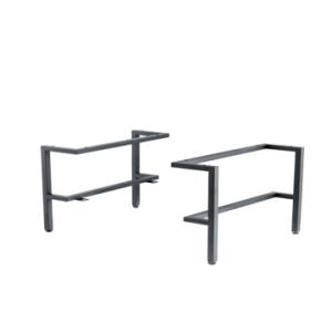 Milan 18.1IN Depth Stainless Steel Base(Tall) Matte black