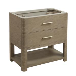 Lucian 36IN Single Vanity Pebble Oak