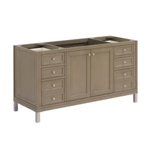 Chicago 60IN Single Vanity Walnut Whisper