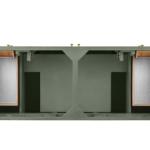 Chicago 60IN Double Vanity Smokey Celadon w/ 3 CM Carrara Marble Top