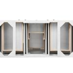 Chicago 48IN Single Vanity Glossy White w/ 3 CM Charcoal Soapstone Silestone Top