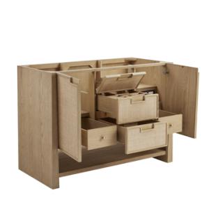 Solene 48IN Single Vanity Seaside Oak