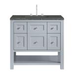 Breckenridge 36IN Single Vanity Serenity Blue w/ 3 CM Parisien Bleu Quartz Top