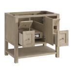 Breckenridge 36IN Single Vanity Whitewashed Oak