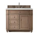 Bristol 36IN Single Vanity Whitewashed Walnut w/ 3 CM Lime Delight Silestone Top