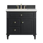 Lorelai 36IN Single Vanity Black Onyx w/ Lime Delight Top