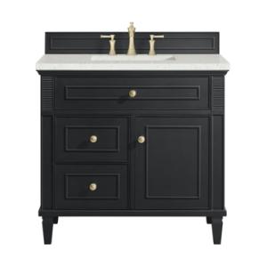 Lorelai 36IN Single Vanity Black Onyx w/ Lime Delight Top