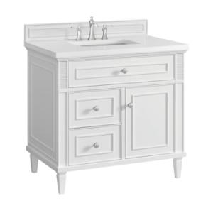 Lorelai 36IN Single Vanity Bright White