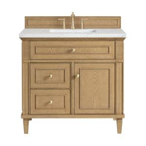 Lorelai 36IN Single Vanity Light Natural Oak w/ 3 CM Ethereal Noctis Silestone Top