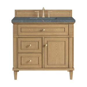 Lorelai 36IN Single Vanity Light Natural Oak w/ 3 CM Parisien Bleu Silestone Top
