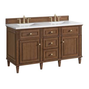 Lorelai 60IN Double Vanity Mid-Century Walnut